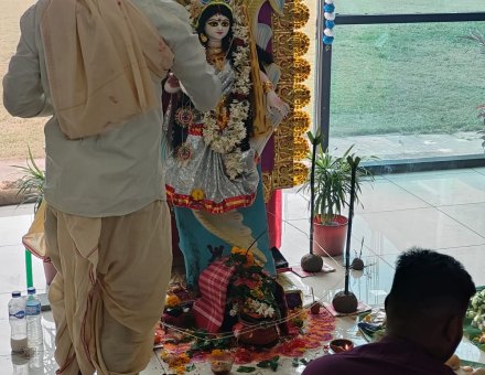 Saraswati Puja celebration at KPS Institute of Polytechnic