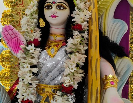 Saraswati Puja celebration at KPS Institute of Polytechnic